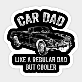 Car Dad Definition Funny Garage Car Mechanic Sticker